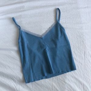 🤍Brandy Melville Blue Nicolette Tank (TRADING)